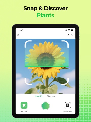 Identify &  Diagnose plants iPad screenshot