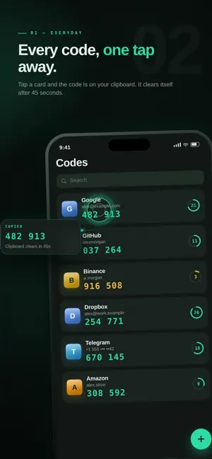 Vaultic: 2FA Authenticator screenshot 2