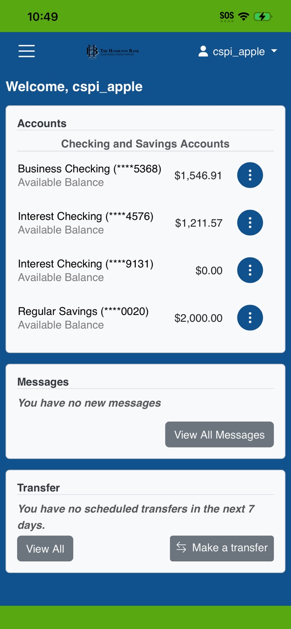 iPhone screenshot