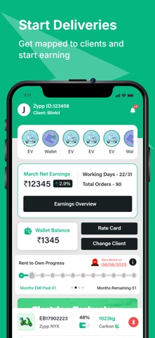 Zypp-EVs for Rental & Delivery screenshot