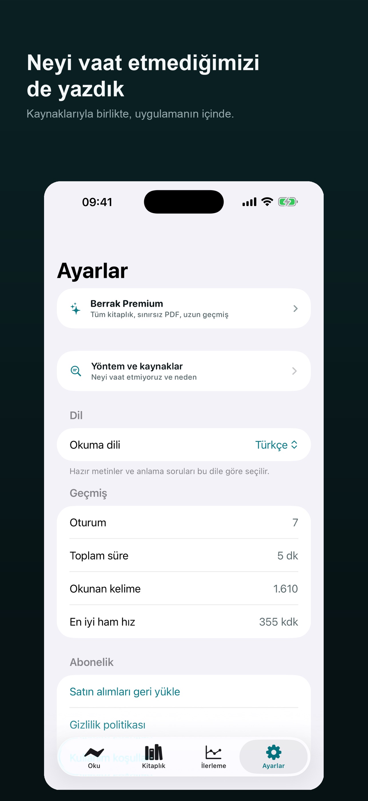 Screenshot 5 of Berrak: Hızlı Okuma