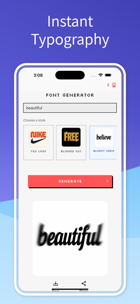 Font Generator - AI Text Art - Graphics & Design App | MWM