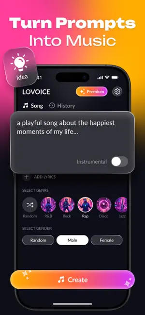 LOVOICE: AI Music Generator screenshot 2