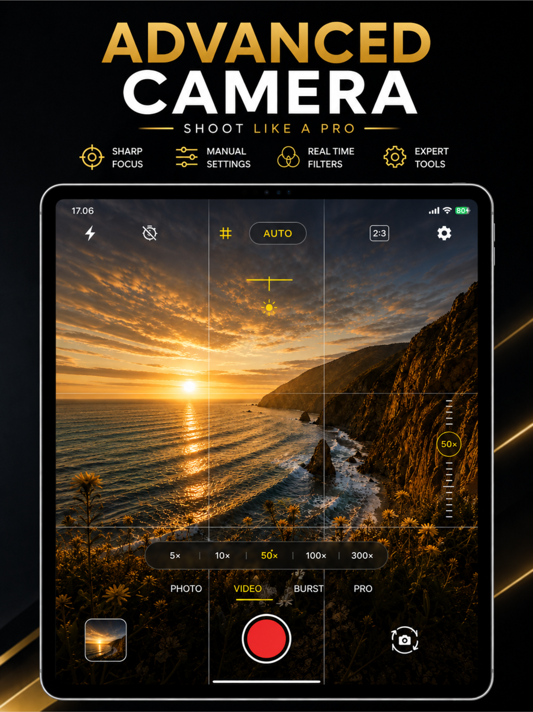 Manual DSLR Camera Pro 300x screenshot 9