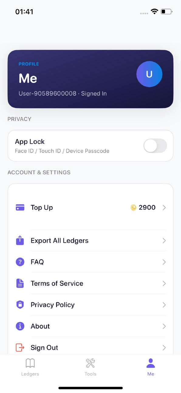 iPhone screenshot