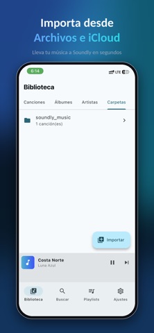 Soundly iPhone screenshot