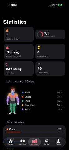 Grit – Gym Tracker Screenshot 5 of 6