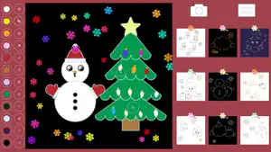 Christmas Coloring Kid Toddler screenshot 2