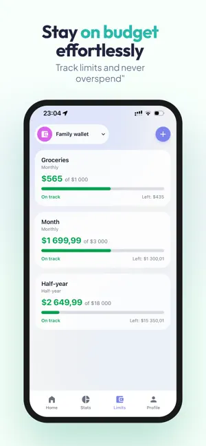Kinwallet: Shared Budget screenshot 3