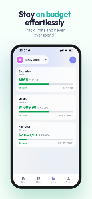 Kinwallet: Shared Budget Screenshot 3 of 4
