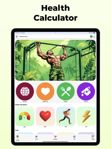 BMI-Calculator Weight App iPad screenshot