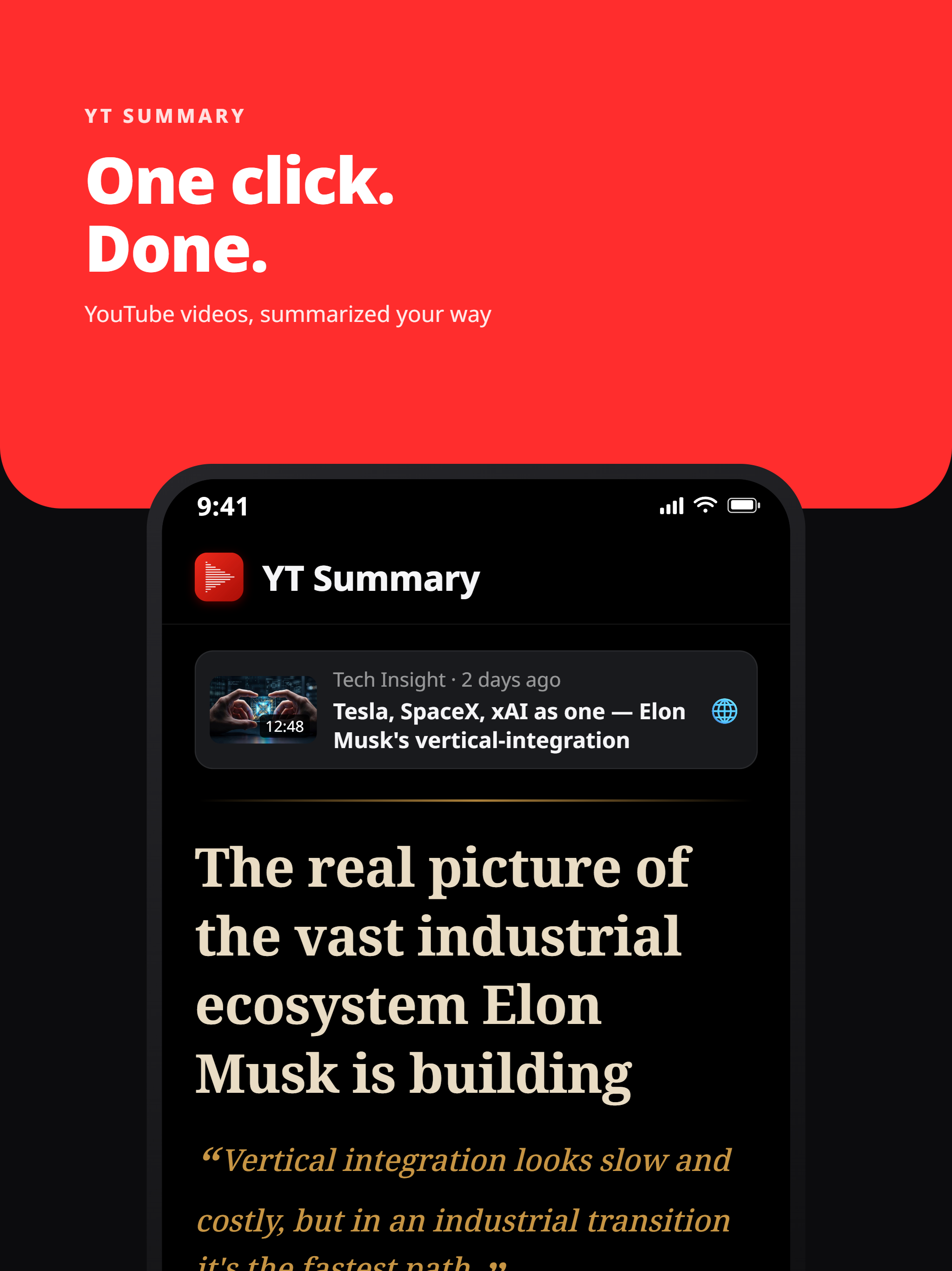 YT Summary - AI video summary screenshot 8