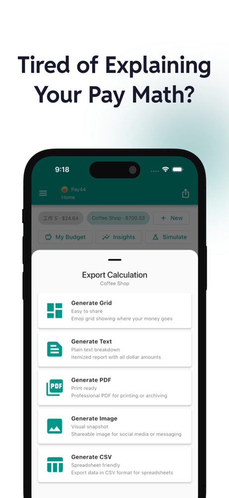 Paycheck Calculator US - Pay44 screenshot 9