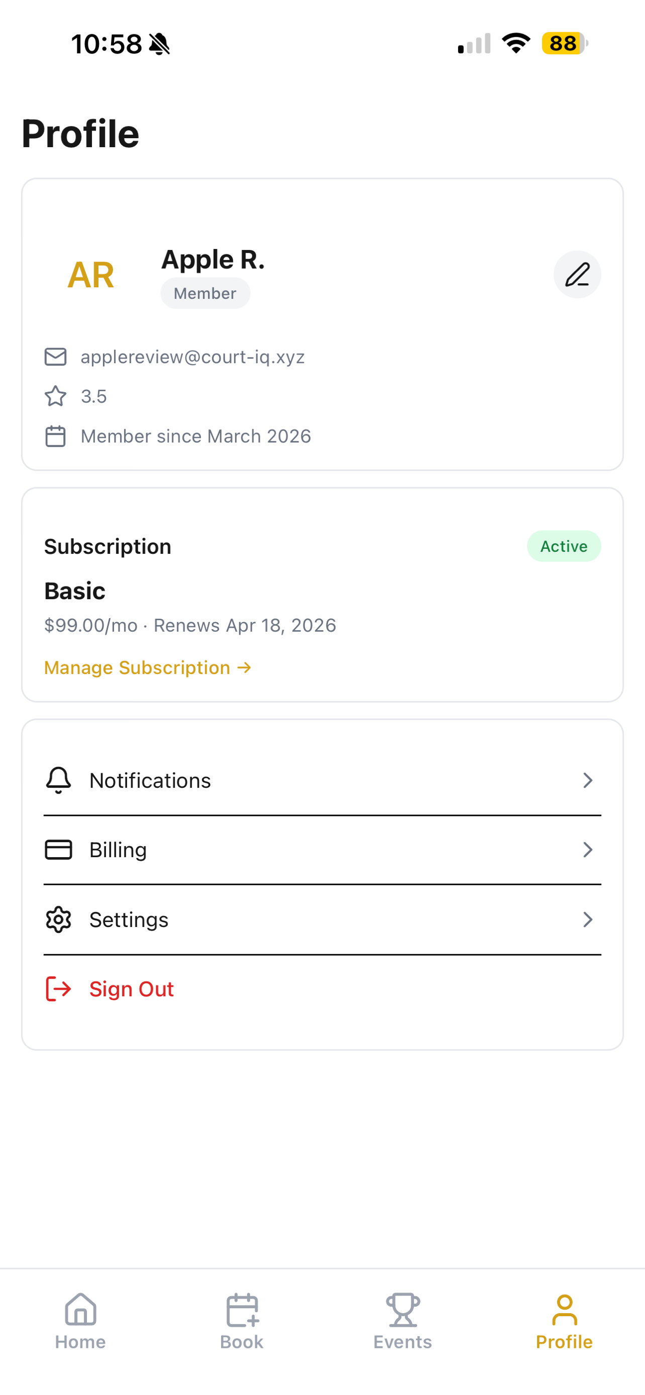 DinkLabs CourtIQ screenshot 3