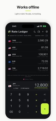 Rate Ledger: Travel Currency screenshot 6