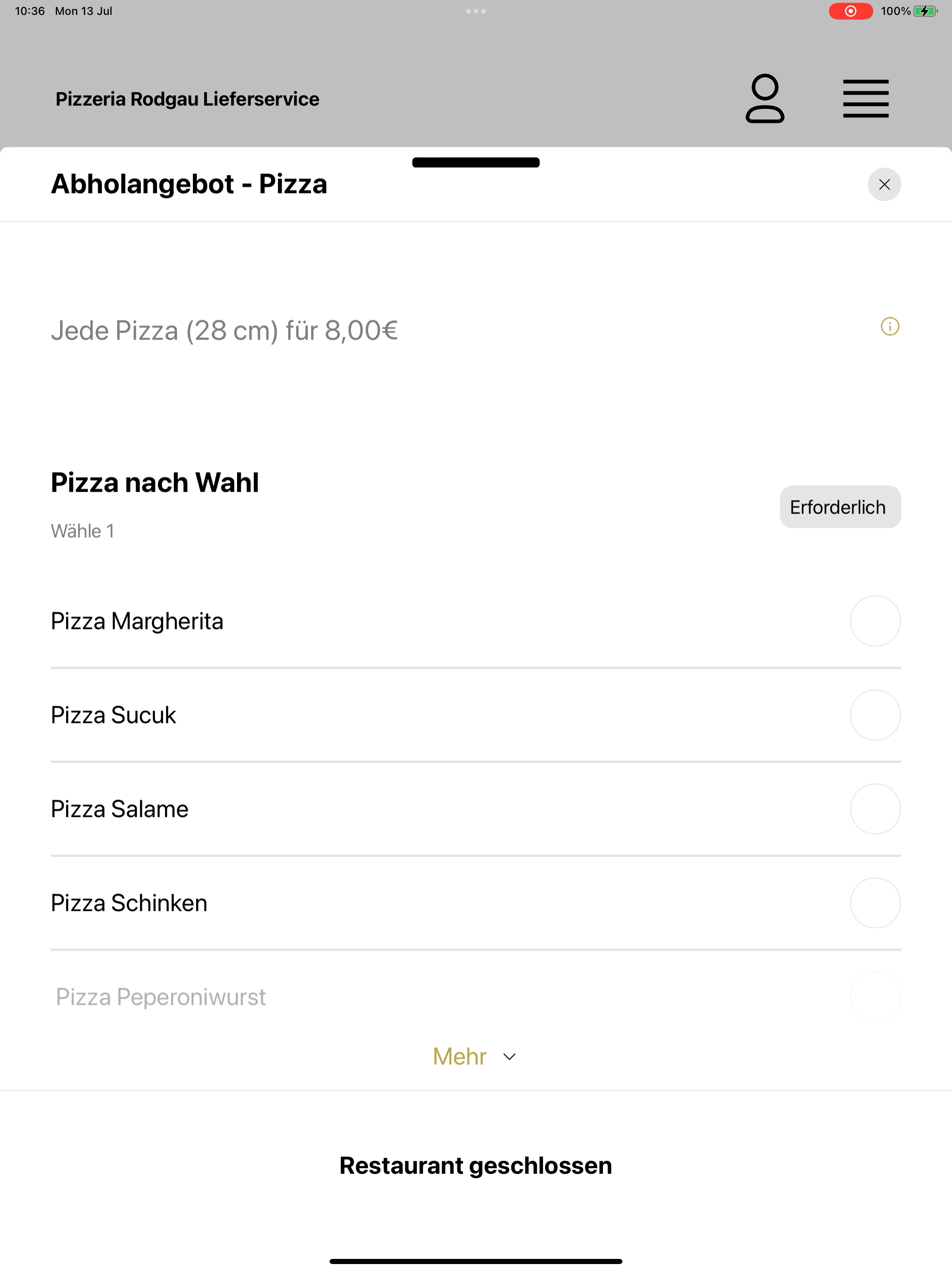 Pizzeria Rodgau screenshot 12