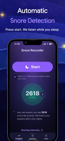 AutoSnore iPhone screenshot