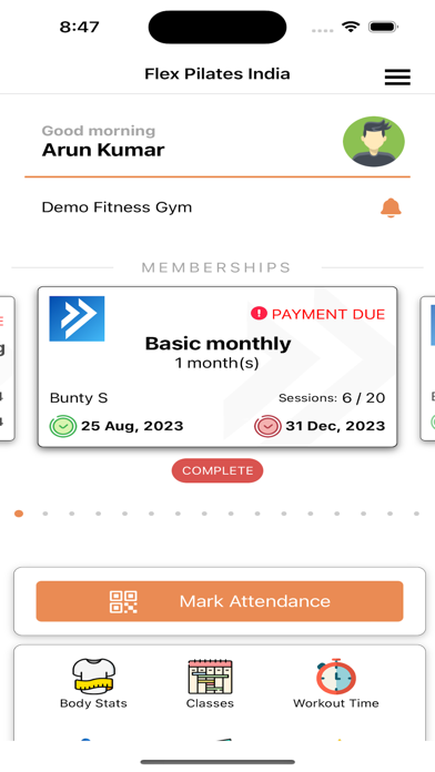 Flex Pilates India Screenshot