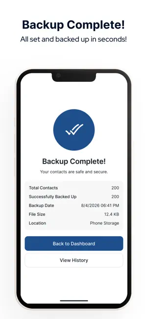 Contacts Backup App & Restore screenshot 4
