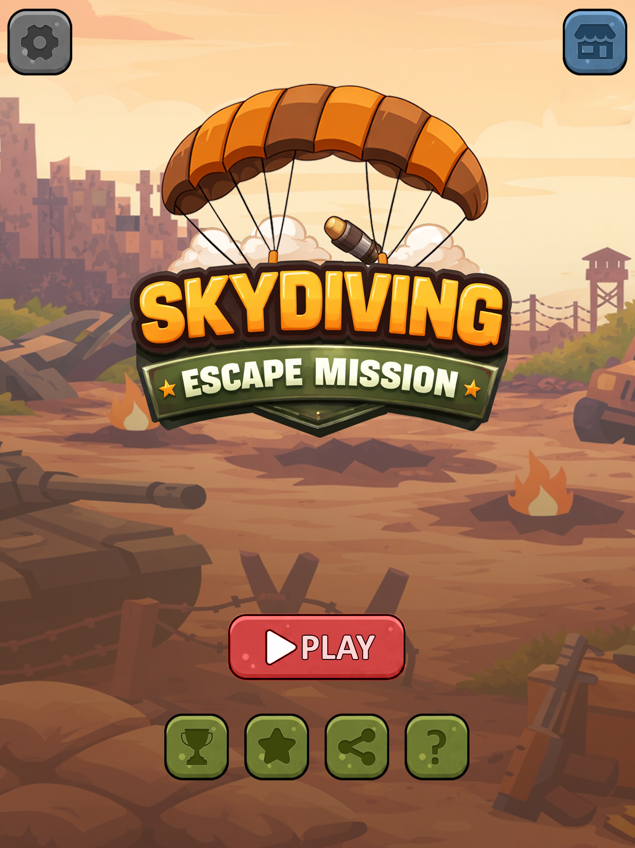 Skydiving Escape Mission