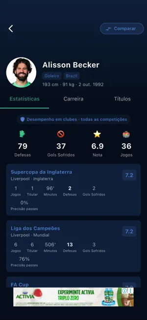 Copa 2026: Ao Vivo e Simulador iPhone screenshot 6