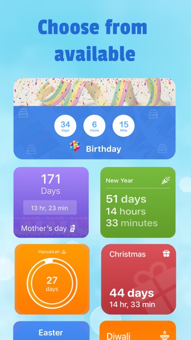 Smart Countdown Widget Screenshot