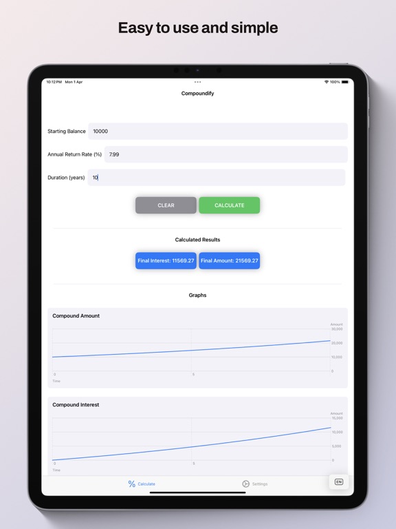 Compound Interest App