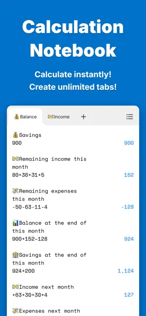 CalcNotes - Calculation memo screenshot 1