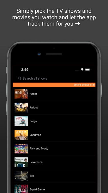 Next Episode - Track TV Shows