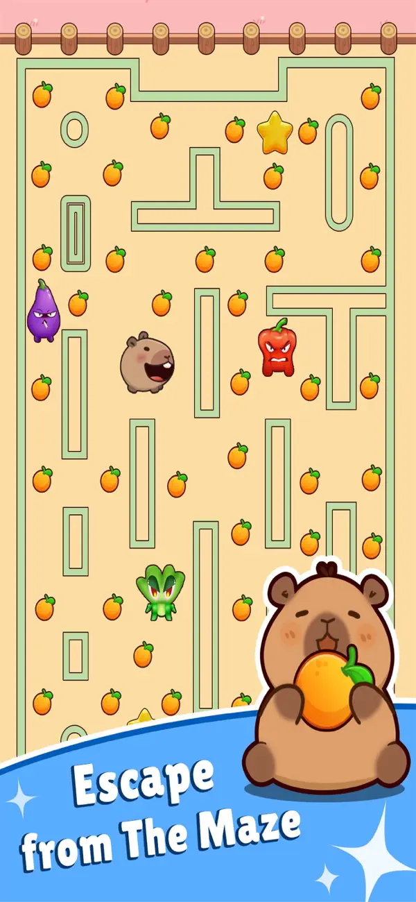 Screenshot #2 pour Capy Run : Maze Adventure