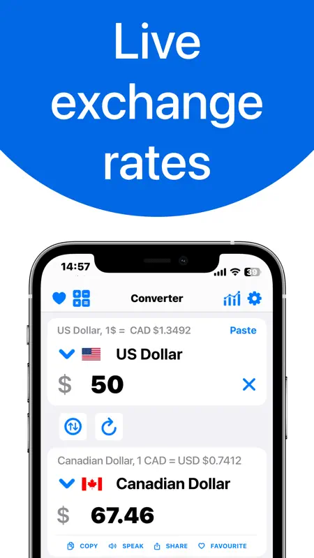 Currency Converter Calculator• screenshot 2 of 5