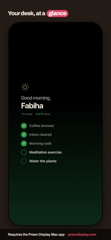 Preen Display screenshot 1