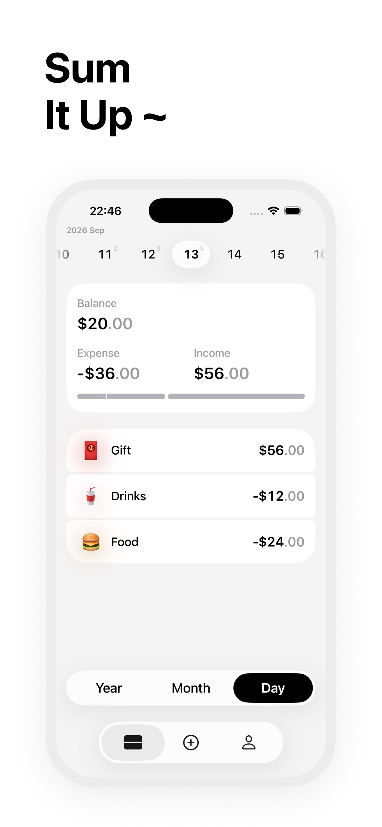 Screenshot 2 of Sumlet - Expense tracker