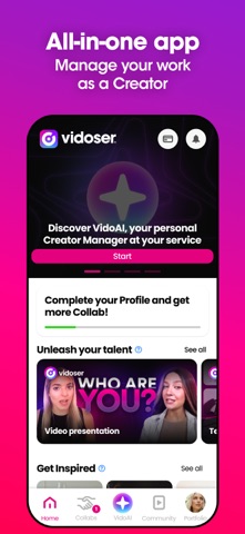 Vidoser - AI Creator Tools Screenshot 1 of 8