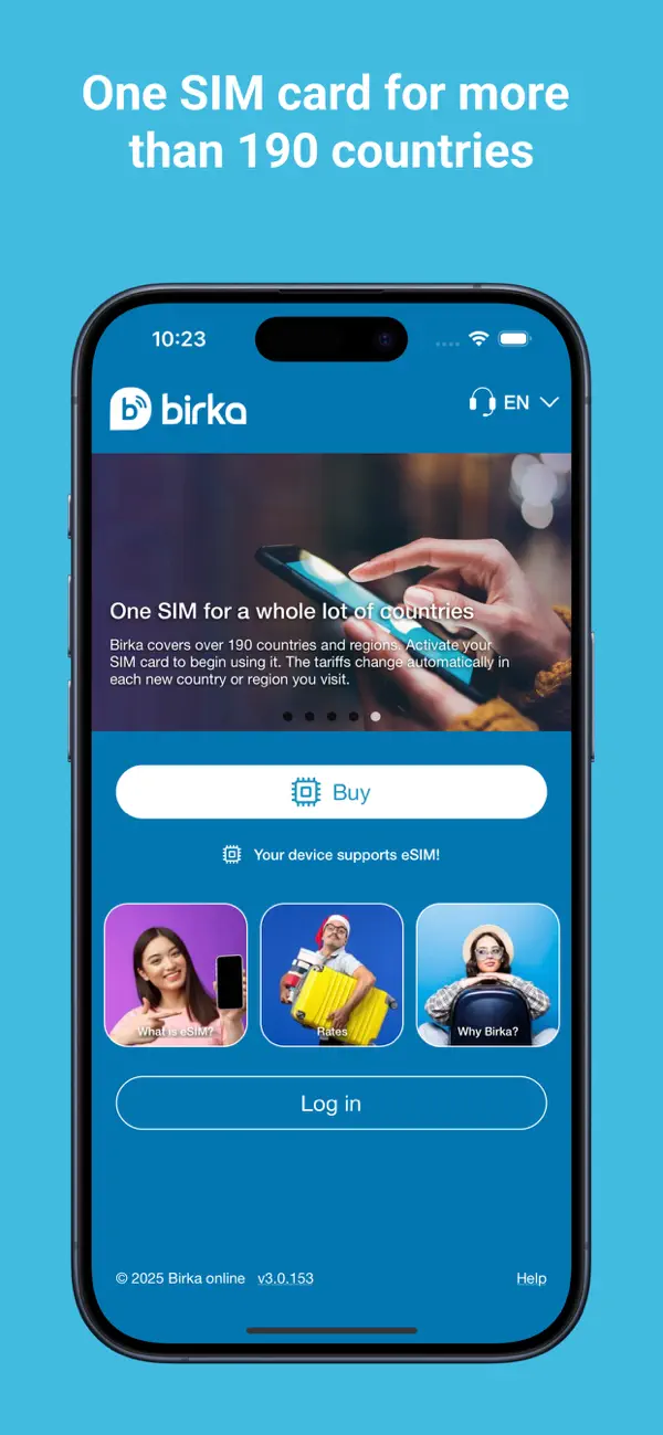 Screenshot #1 pour Birka Global eSIM Hub