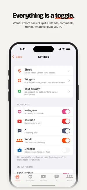 FeedOff: Block Reels & Shorts screenshot 4