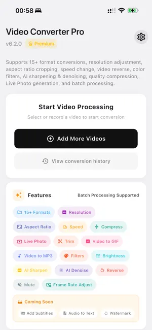 Video Converter Pro - Compress screenshot 1