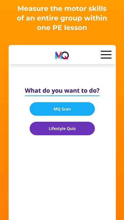 MQ Scan & Lifestyle Quiz app