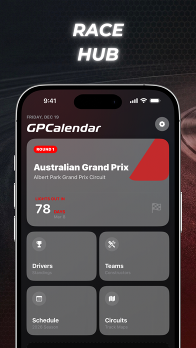 GP Calendar Screenshot 4 of 9