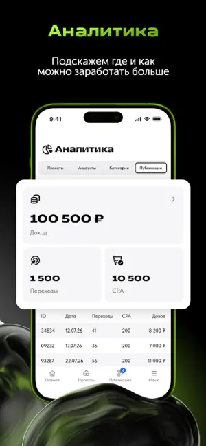 Perfluence для блогеров screenshot 4