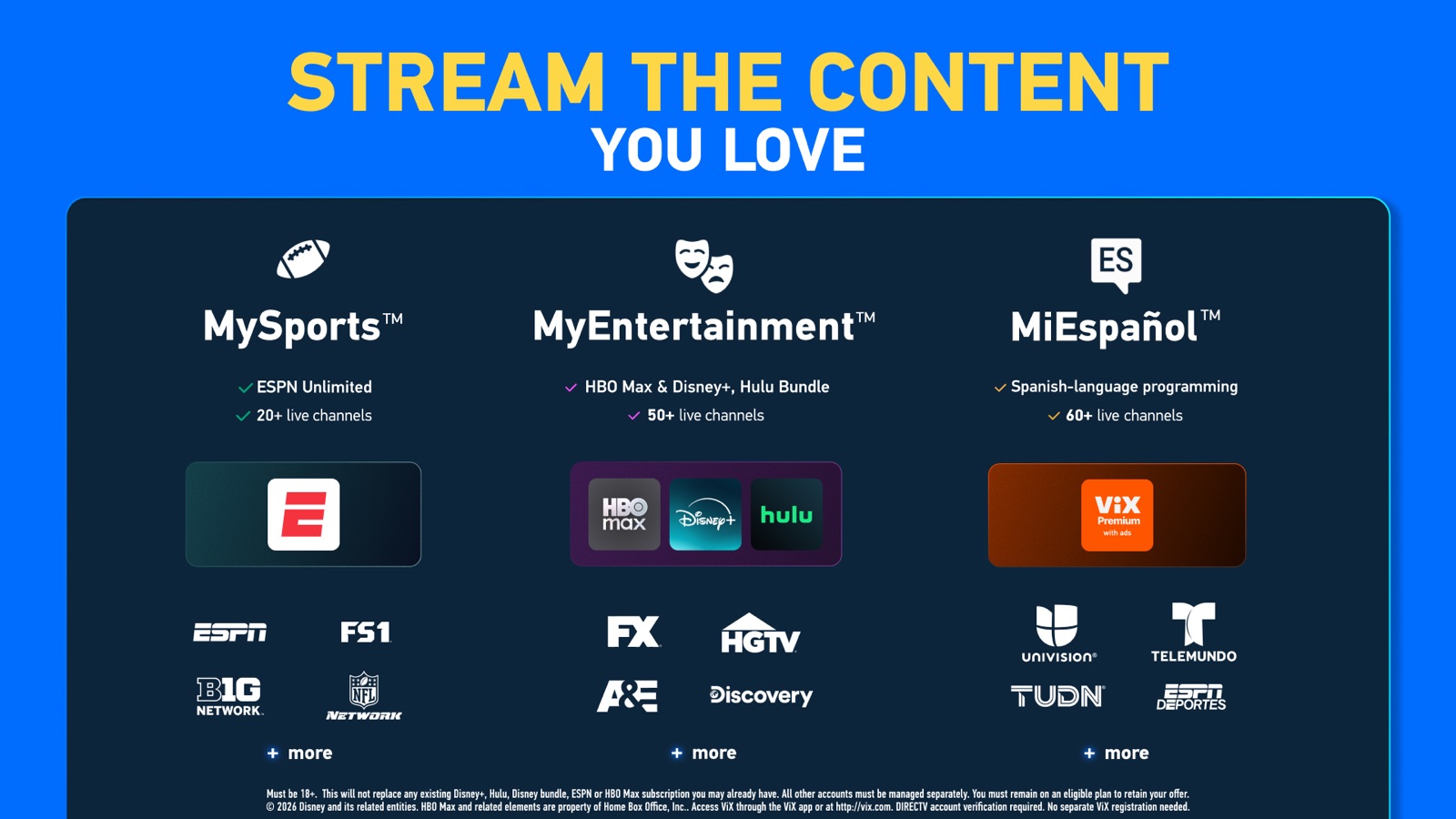 DIRECTV: TV & Movie Streaming apple_tv screenshot 1