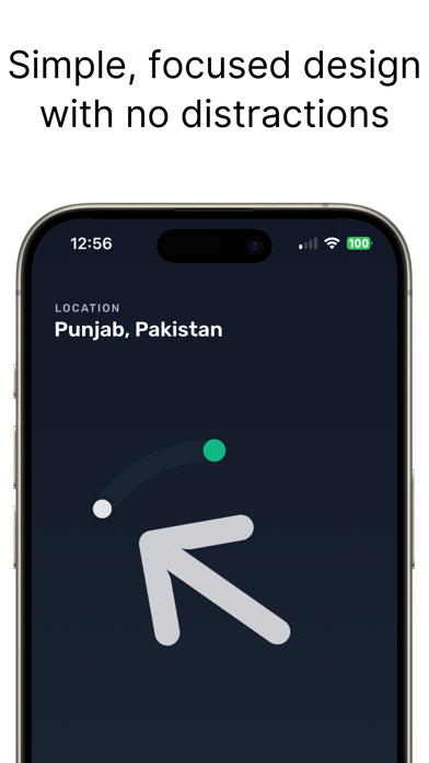 Find Qibla - Prayer Direction iPhone screenshot 3 - Navigation app