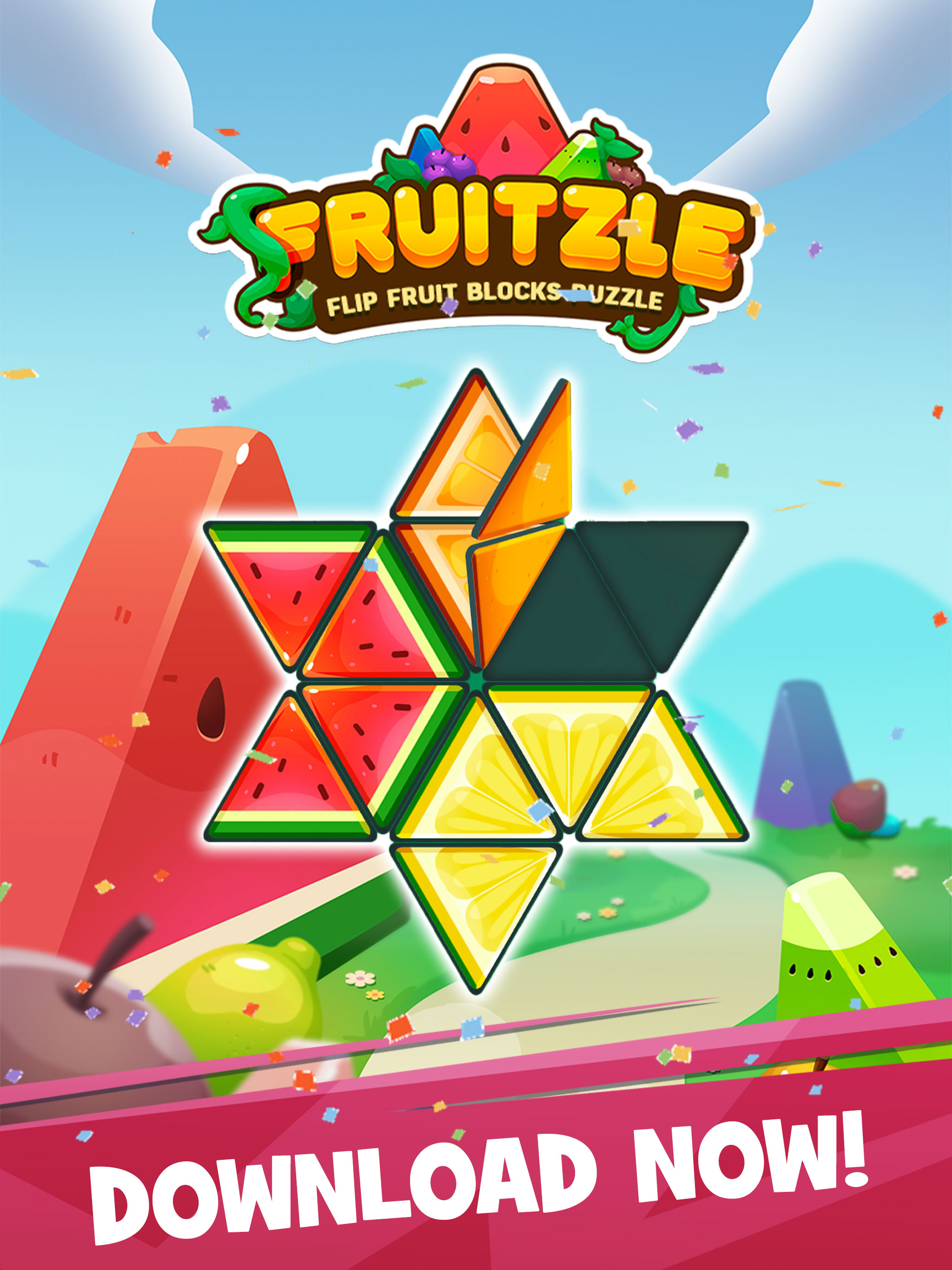 Fruitzle: Folding Puzzle Game screenshot 11