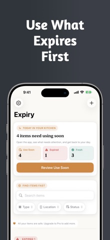 Expiry - Food Tracker screenshot