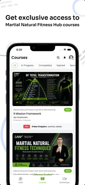 Martial Natural Fitness Hub screenshot 3
