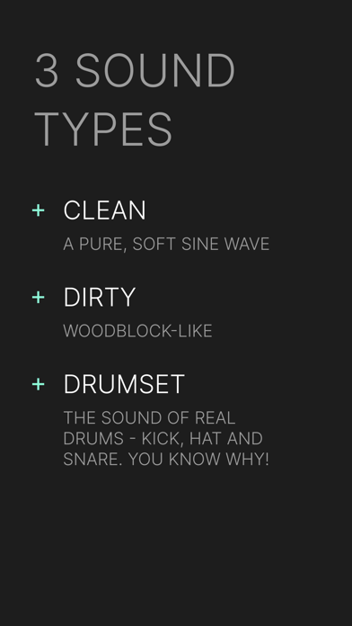 The Circular Metronome iPhone screenshot 4 - Music app