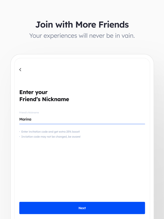 Marina Protocol iPad screenshot 4 - Social Networking app