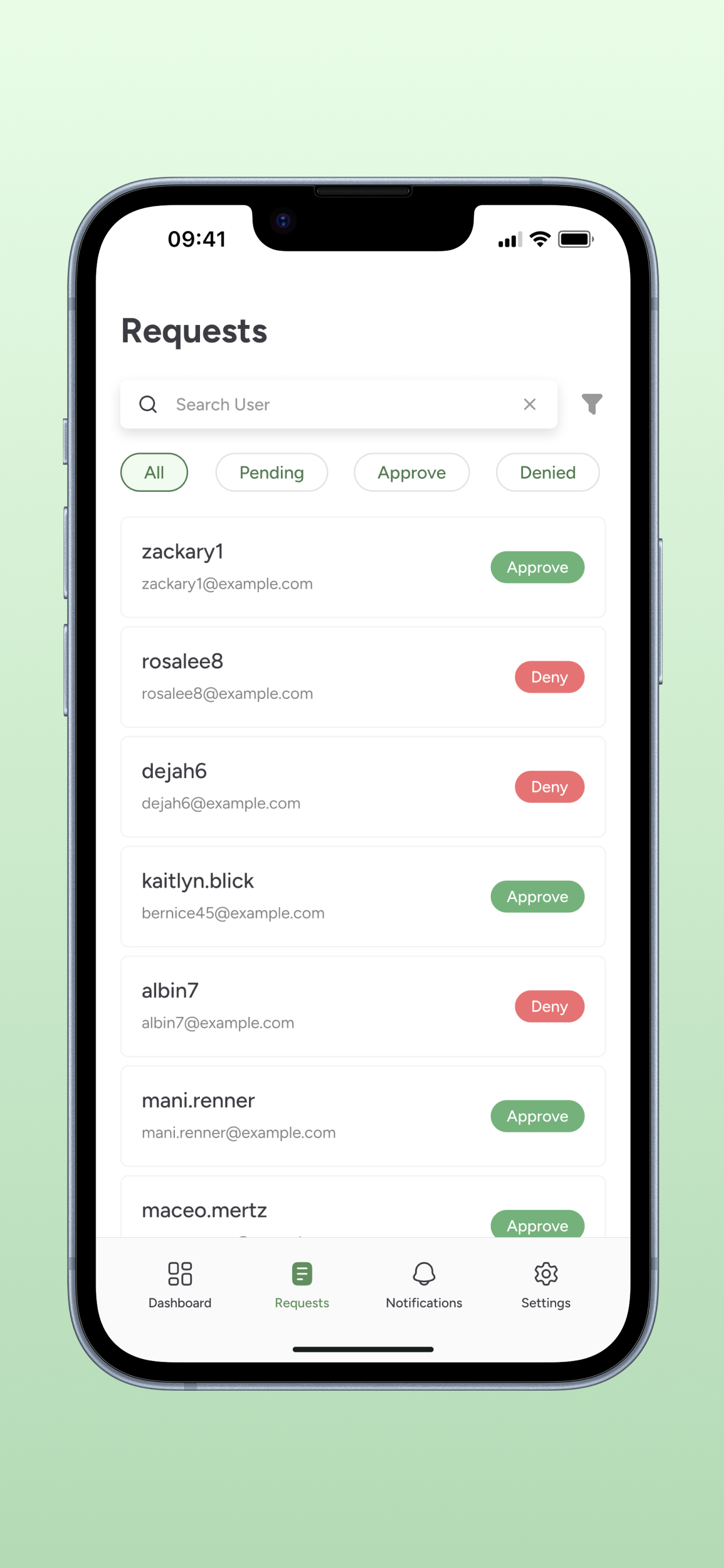 New User Approve screenshot 6