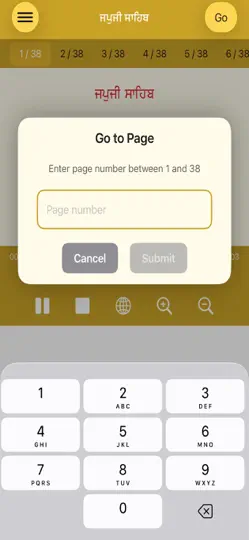 Screenshot von Nitnem Paath With Audio auf dem iPhone 6