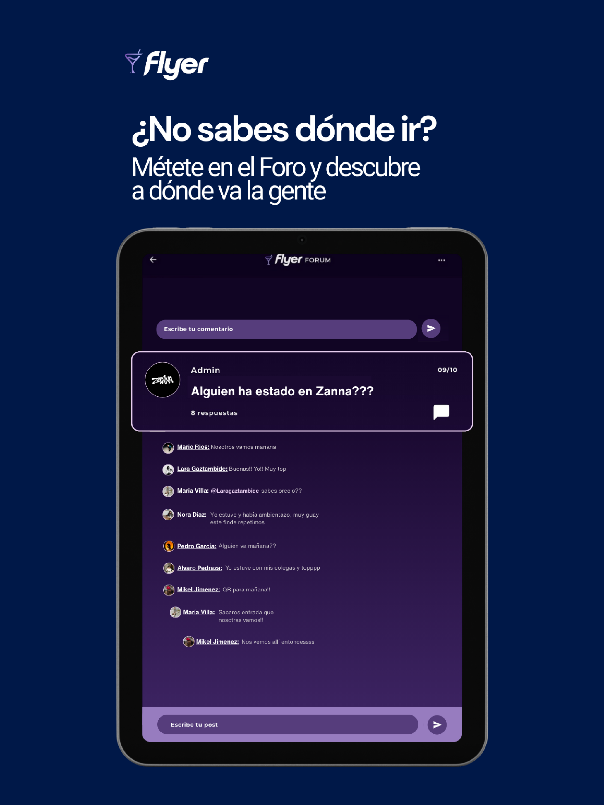 Flyer – Planes y fiestas cerca screenshot 11